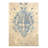 Lecuyer Blue Machine Made Traditional Oriental Polyester Area Rug-27327285