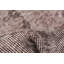 Tapis de couloir en laine noué à la main de conception unique 3 pi 7 po x 8 pi 10 po Tapis décoratif en beige/brun foncé