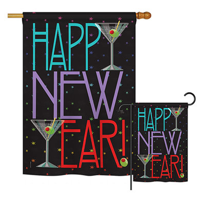 Genesee Double Sided Polyester New Year's