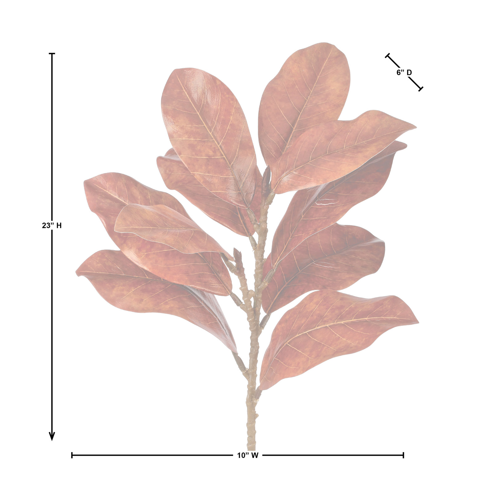 23" Autumnal Magnolia Spray
