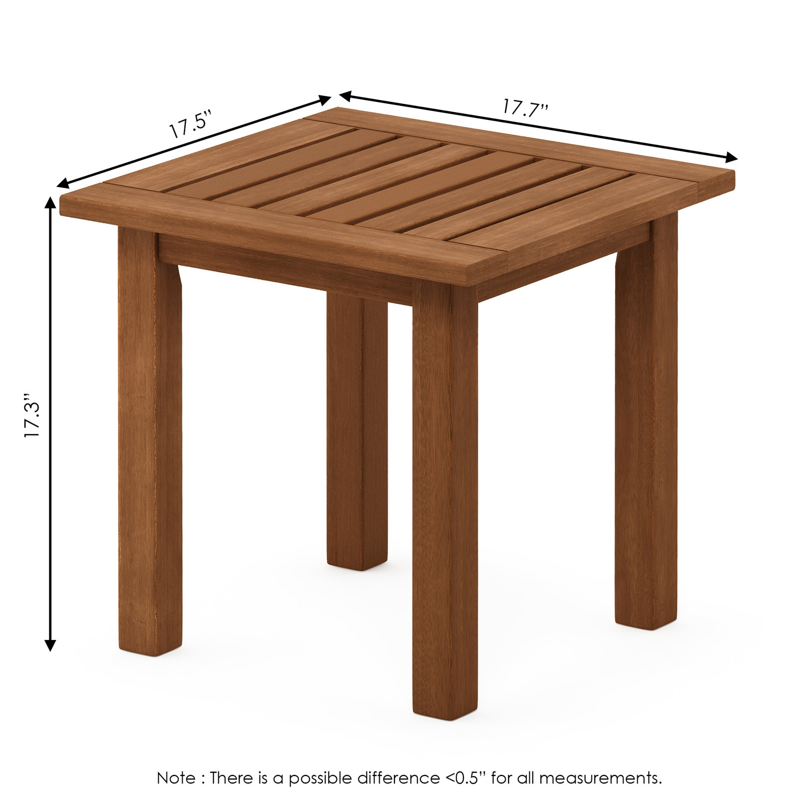 Arlen Wooden Side Table