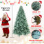 Arbre de Noël 9 pi en PE / PVC avec 3268 pointes, branches articulées et support en métal stable pour un assemblage facile-552785704-552785712-552785719
