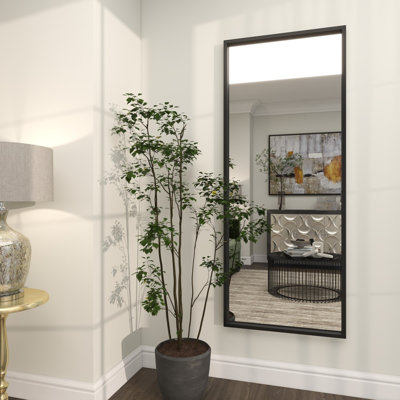 Asees Solid Wood Rectangle Mirror