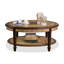 Image de couleur de la table basse en bois massif et manufacturé