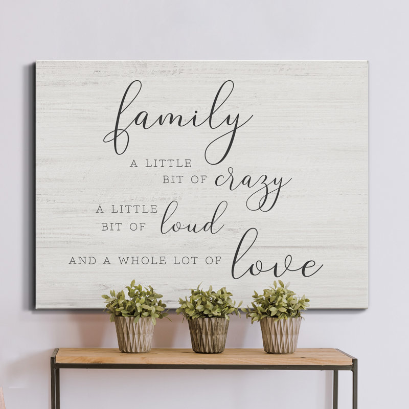 Little Bit of Family - Wrapped Canvas Print, 16" H x 20" W x 1" D