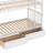 Gilba Kids Twin Over Twin Bunk Bed-735422347