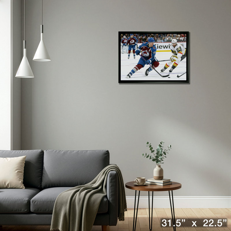 Mikko Rantanen, toile encadrée 20 x 29 Colorado Avalanche