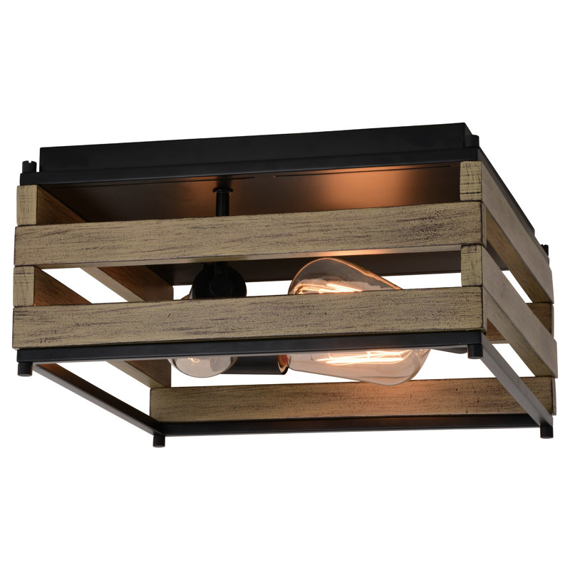 Plafonnier encastré 3 lumières 13 po