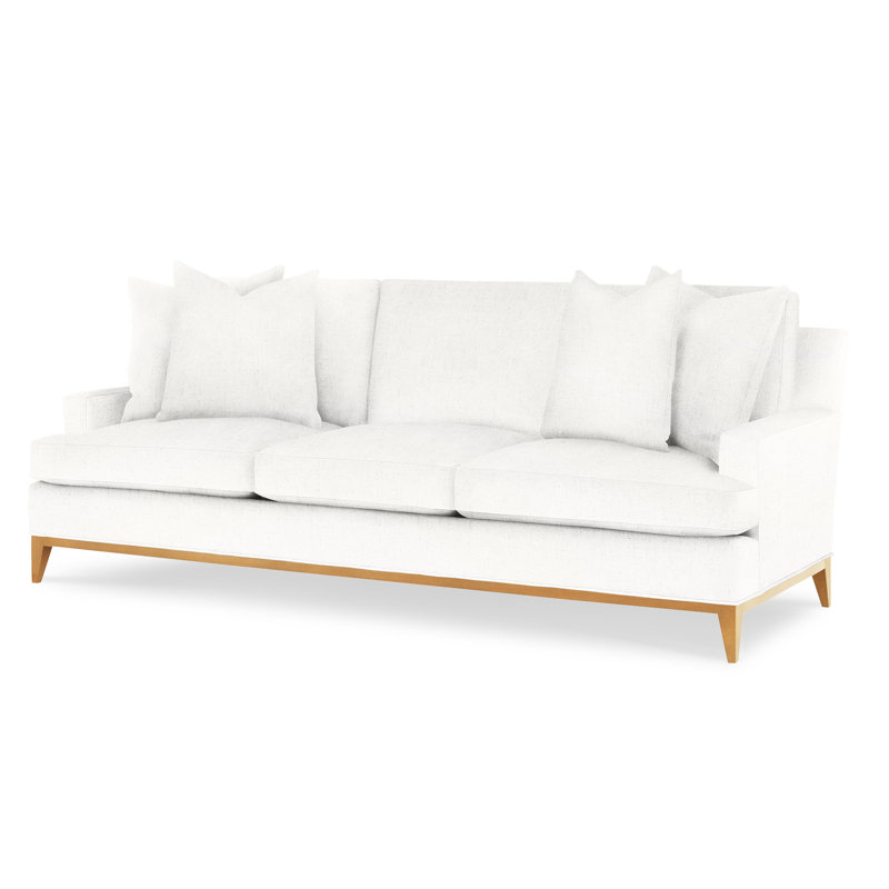 Dapper Upholstered 88'' Sofa, Amber, Venice Ivory