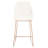 Metzler Upholstered Counter Stool with Metal Frame-219570016-218648123