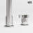 Wythe Widespread 3-Hole Bathroom Faucet, 2-Handle High Arc With Cross Knob Handles In Brushed Nickel-62421221