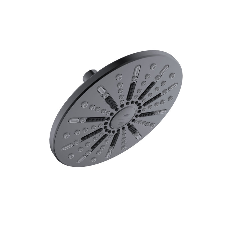 Ian Multi Function Adjustable Shower Head, Matte Black