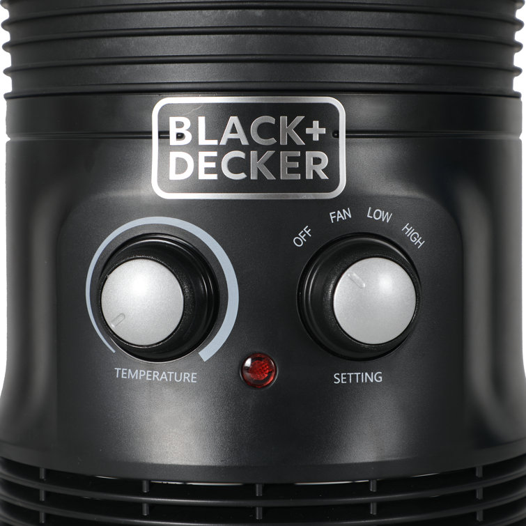BLACK+DECKER Portable Space Heater, 1500W Room Space Heater with