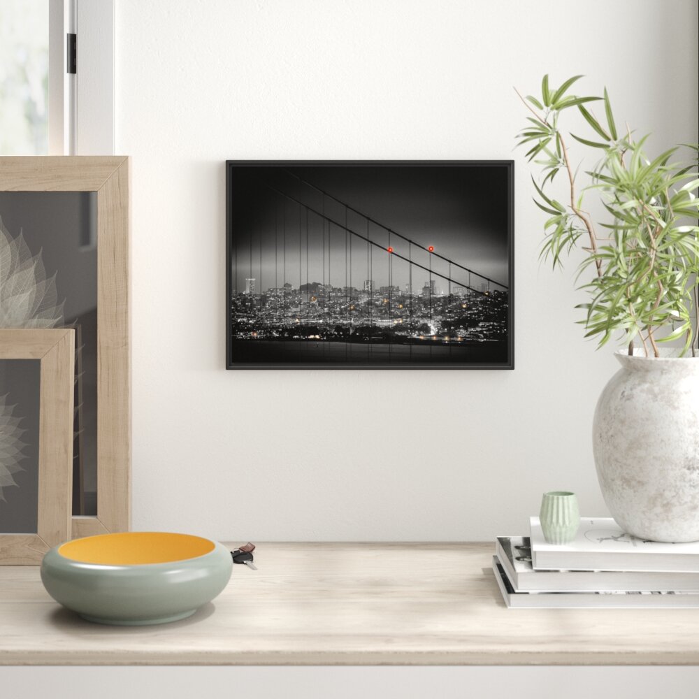 Gerahmtes Wandbild Skyline von San Francisco