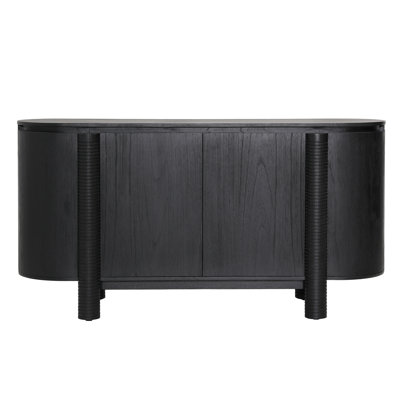 Stefan 63" Wide Sideboard, Black