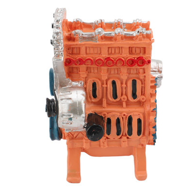 Car Engine Model Resin 8 Cylinder Desktop Display Ornament Home Decoration for Teens Adults