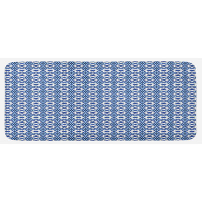 Global Inspired Solid Color Synthetic Kitchen Mat