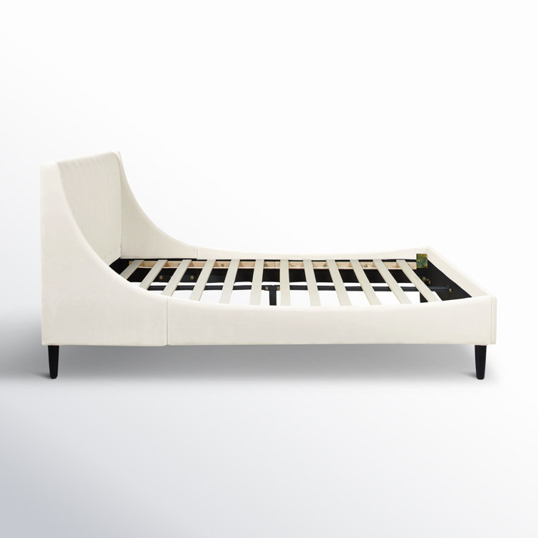 Helaina Upholstered Wingback Bed