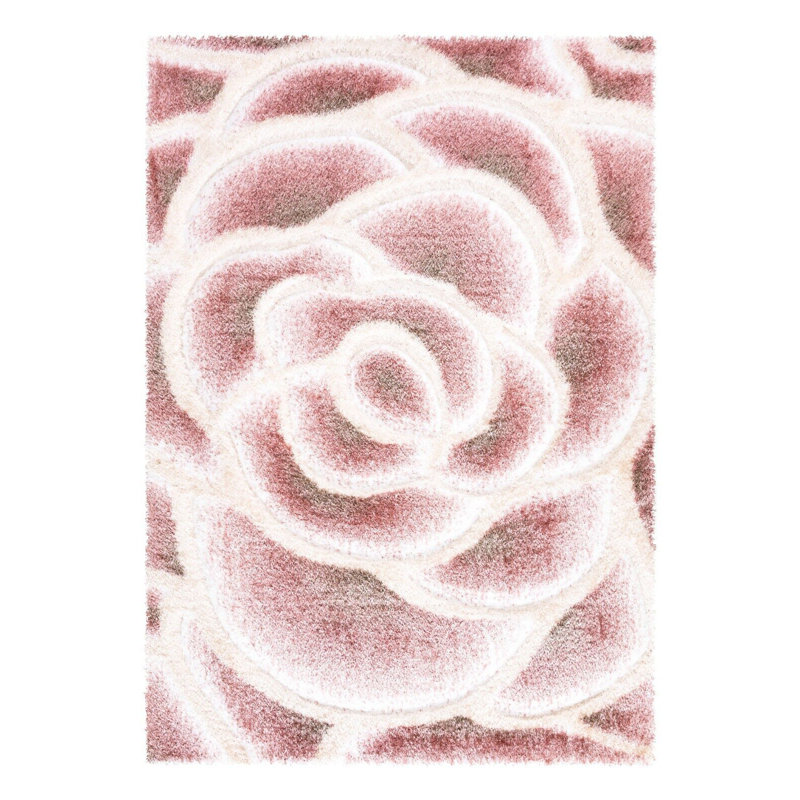 Amileo Floral Area Rug, Rectangle 160 x 230cm