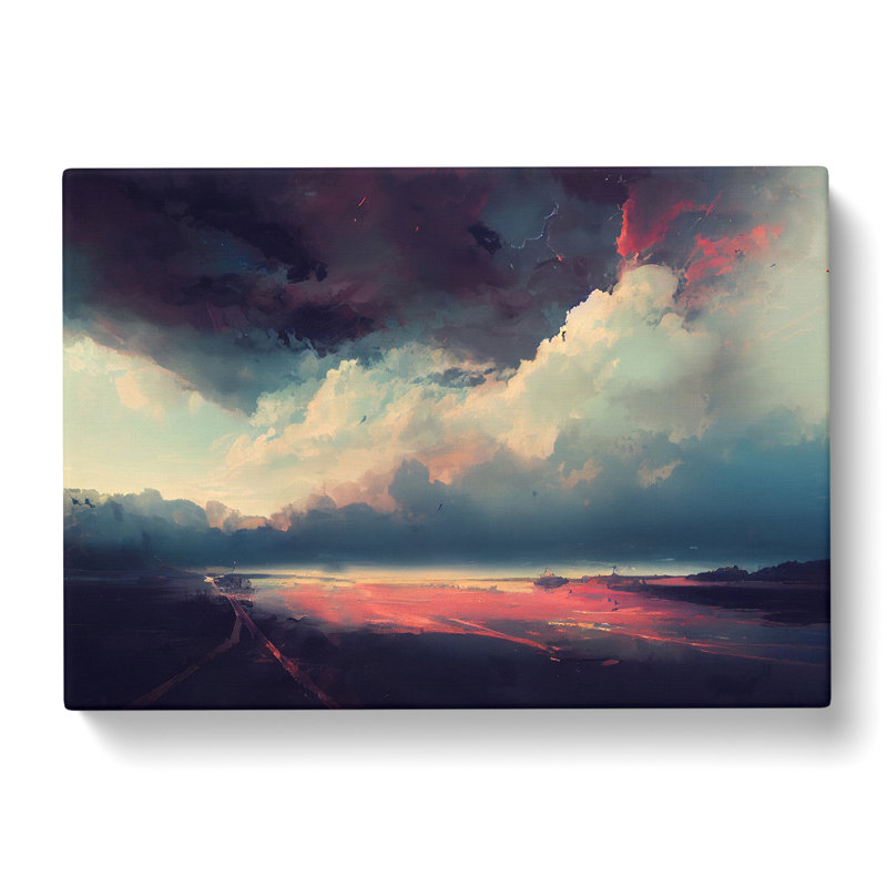 Artistic Clouds - Wrapped Canvas, 35cm H x 50cm W x 3cm D