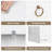 Arched Manufactured Wood Bathroom Cabinet-1962368433