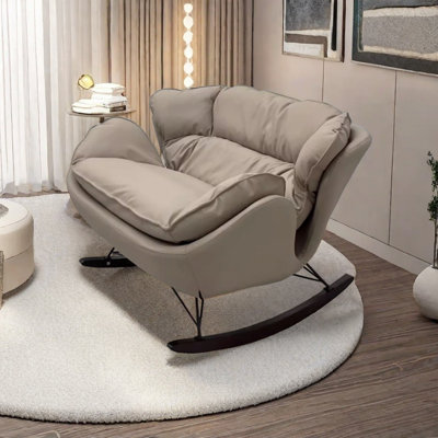 Chaise berçante de luxe italienne