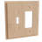 No Subject 2 - Gang Switch/ Rocker Combo Standard Combination Wall Plate-61697636