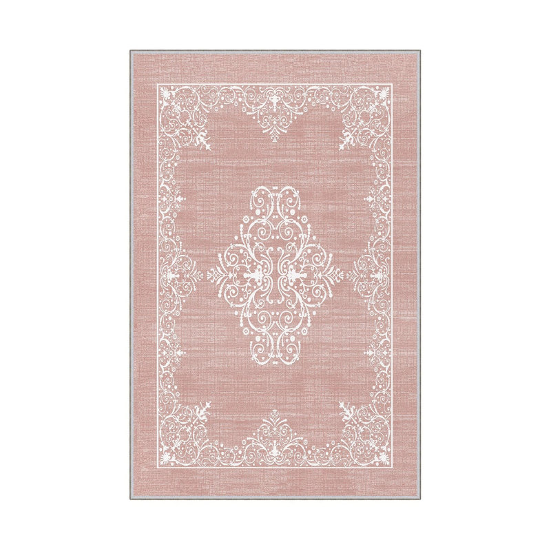 Premium Woven Area Rug (1.6 x 2.6 Feet), 100% Polyester, 0.3 in Pile Height | Antibacterial, Non-Slip PVC Dot Underside | Machine Washable, 3D Digital Print | Ideal for Living Room, Bedroom & Entryway Decor