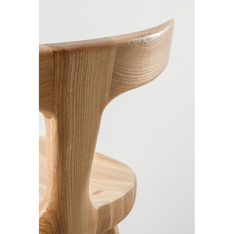 Anvil Chair With Back, Matte Ash, Bar Stool (31” Seat Height)