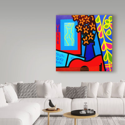 «Still Life with Matisses Verve», reproduction d'impression sur toile tendue