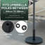 Base de parasol en béton 33 lb, support de parasol de patio robuste