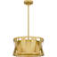Luminaire suspendu 3 lumières or doux