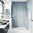 Meridian 34" W x 74" H Fixed Framed Shower Screen with 3/8" Glass-49608538