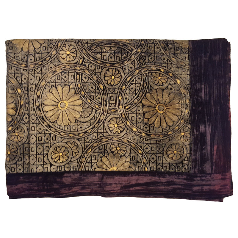 Deco Circles Velvet Throw