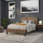 Ciriaca Arched Button Tufted Upholstered Headboard-619429963-619430005