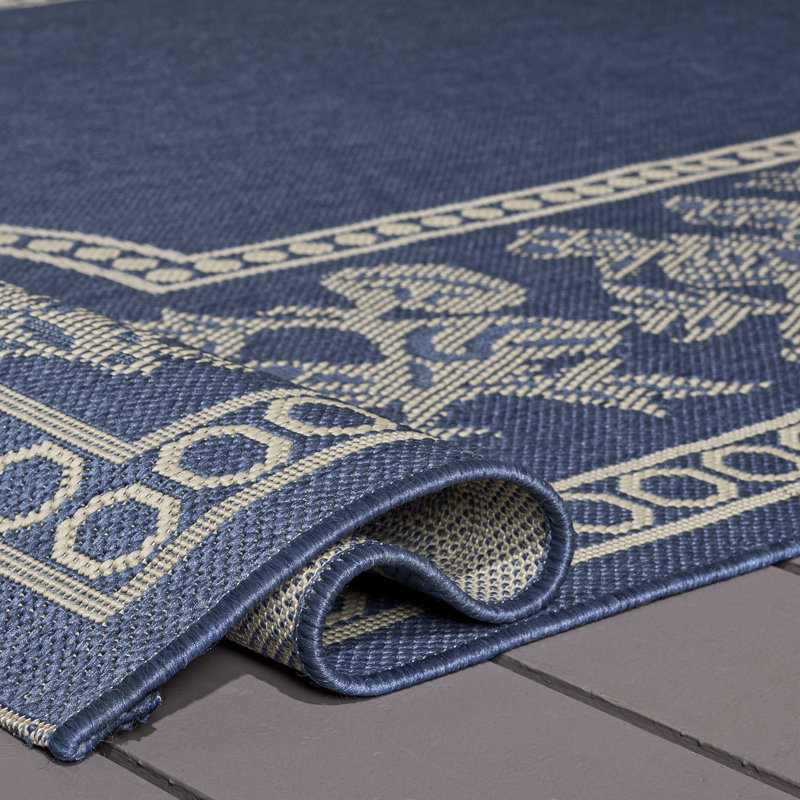 Havza Performance Floral Indoor/Outdoor Area Rug, Rectangle 8' x 11'