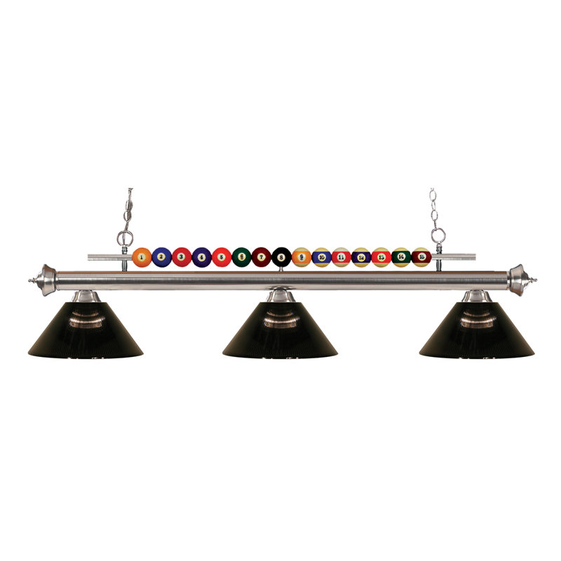 Chapa 3 - Light Dome Pendant, Brushed Nickel, Burgundy
