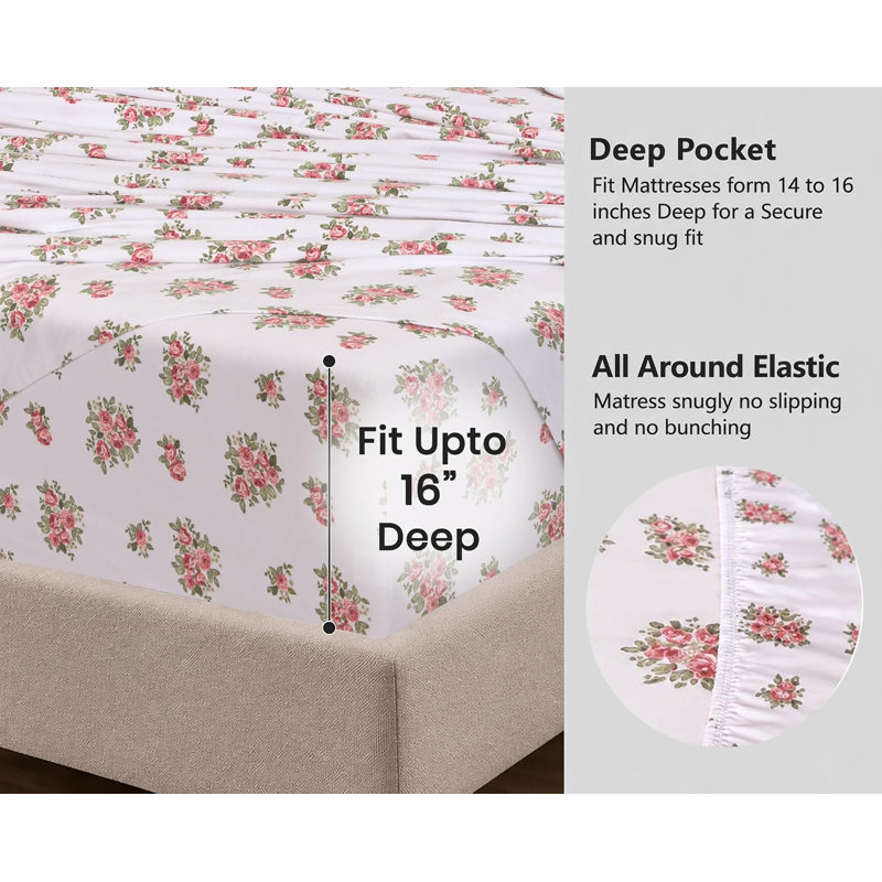 Ensemble de draps en flanelle 100% coton RUVANTI, Très grand californien, Rayures d'humeur bleu marine