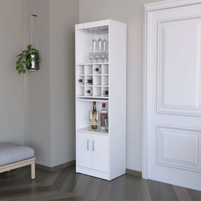 Bar avec rangement pour bouteilles de vin