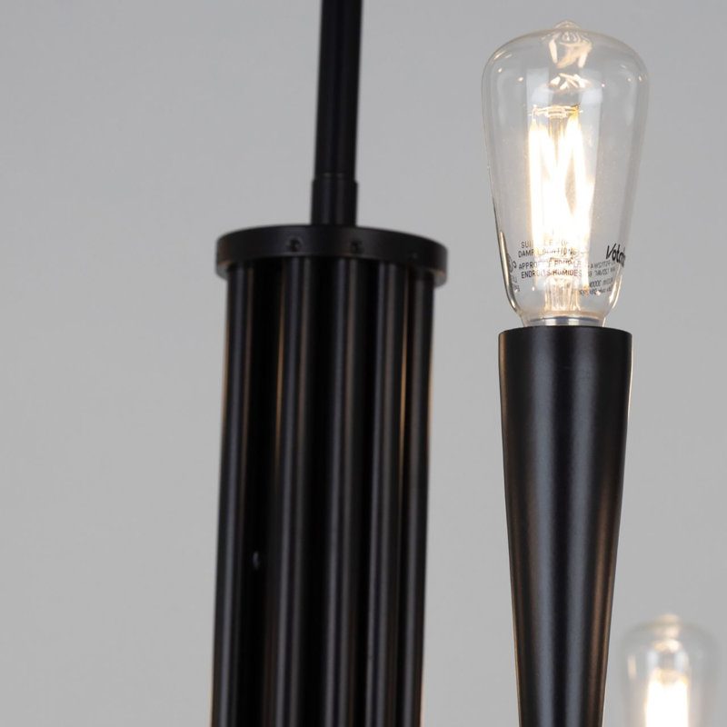 Lustre à 9 lumières Bronte, Noir