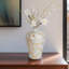 Vase en grès cérame Chinoiserie