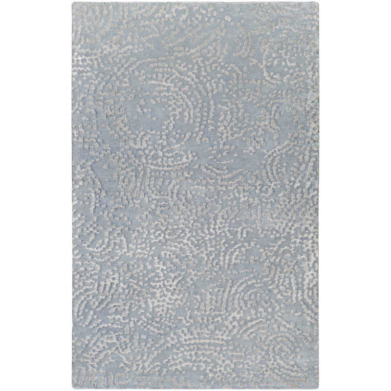 Tapis argent Darreyl, 5 pi x 8 pi