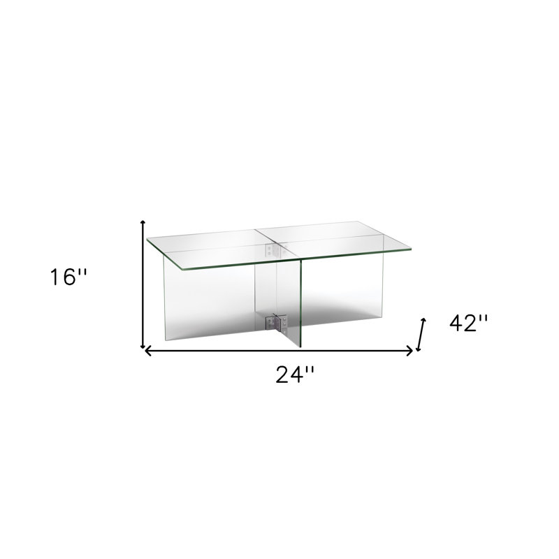 Chamaine Glass Top Coffee Table