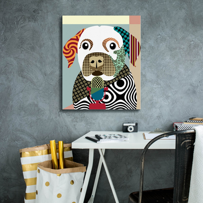 «Labrador Retriever» par Lanre Adefioyue, H 24 po x l 20 po x P 0,75 po
