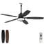 Ventilateur de plafond enfichable imperméable 52 po avec télécommande Cissline pour patio et espaces couverts