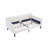 Elena  Ivory Boucle Upholstered Daybed