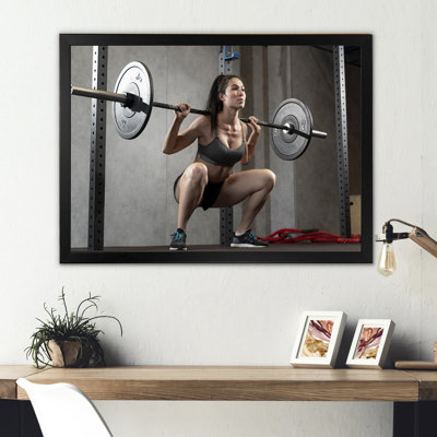 «Woman Bobystructioning Workout I» sur toile