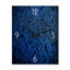 Abstrait euphorie bleu profond bonheur - peinture abstraite horloge murale-99637930