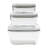 Fresh & Save Meal Prep Assorted Sizes 3 Container Food Storage Set