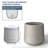 Brenno Round large Tall Outdoor / Indoor Concrete Planters Plant Pot-1522896890-1478389935